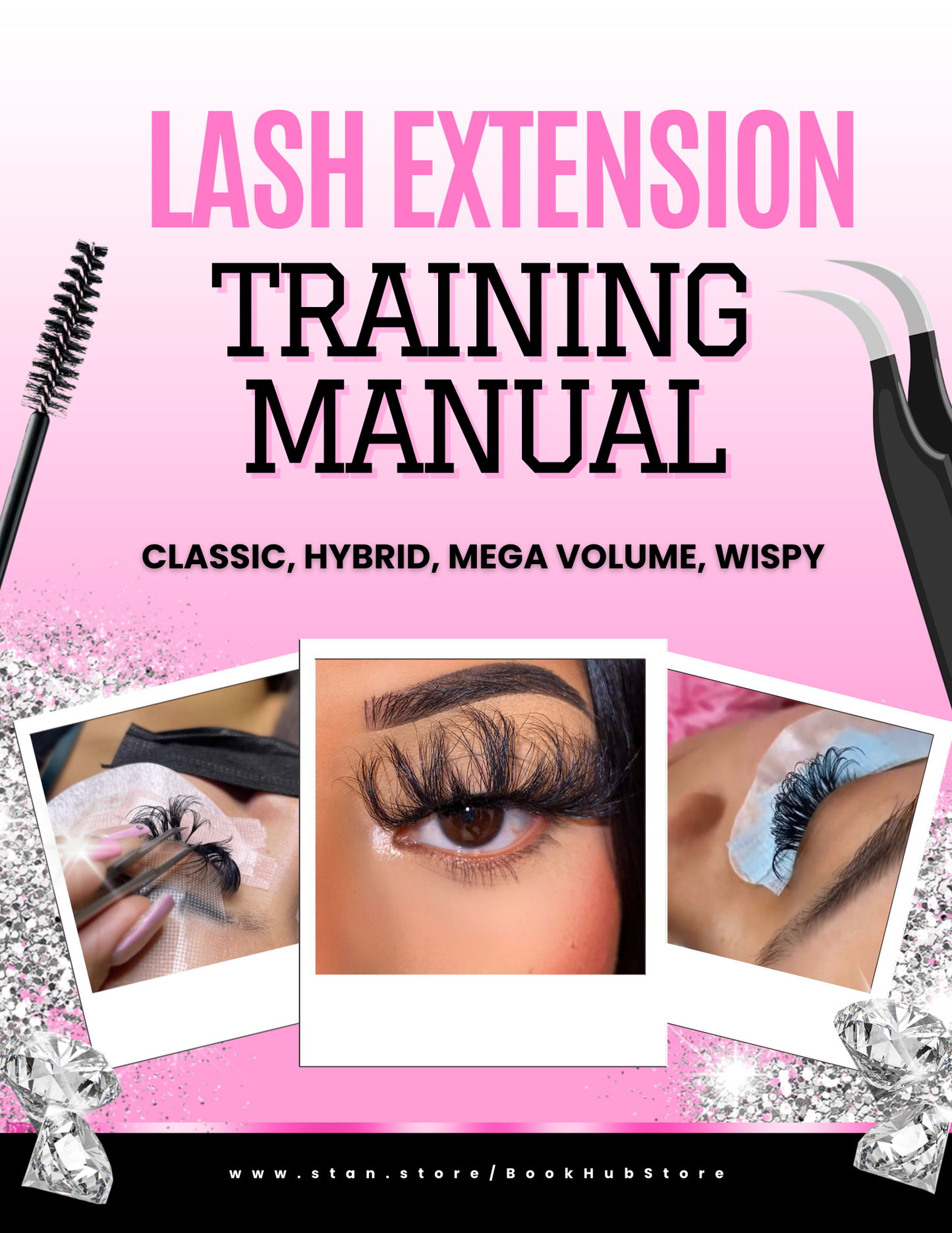 A complete lash training manual for beginners and aspiring lash artists. Learn lash techniques, safety, and fundamentals with confidence.