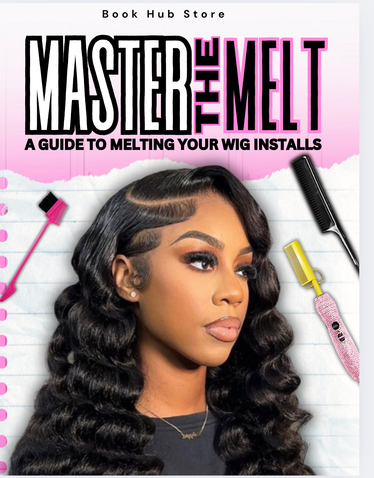 Melt It Without Glue
The Ultimate Digital Guide to a Flawless, Glueless Wig Install.