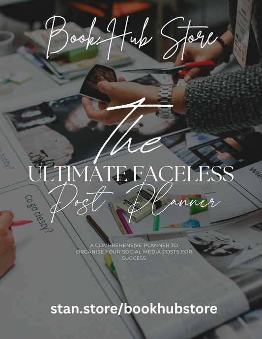 The Ultimate Faceless Post Planner
Plan, Create & Grow on Social Media—No Face Required.